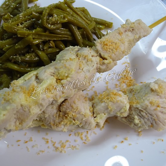 Brochettes de volaille au lait de coco14