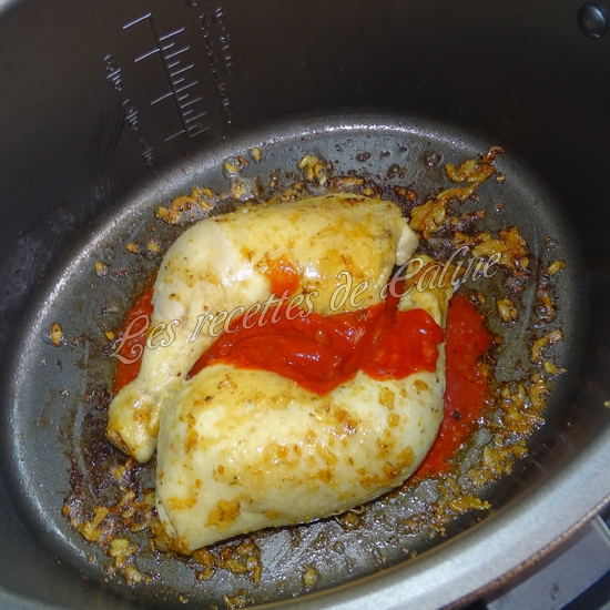 Cuisse de poulet poché (autocuiseur)13
