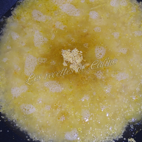 Poêlée de semoule à la tomate et petits pois10