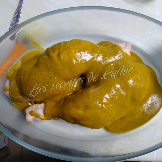 Poulet au miel, ras el hanout, moutarde et huile de sésame06