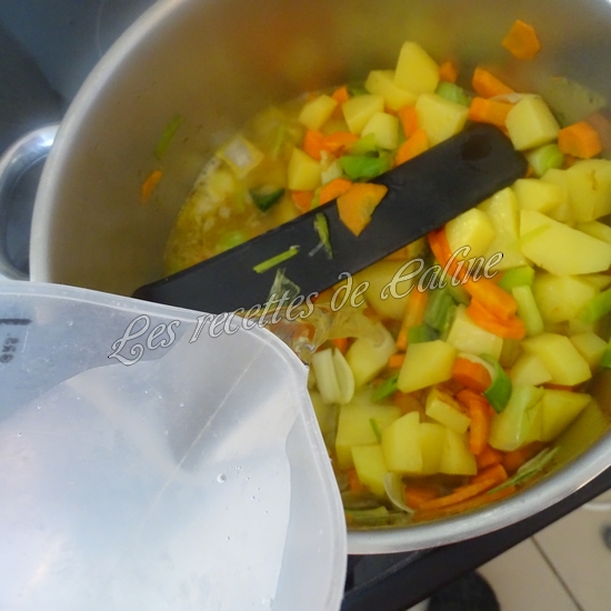 Soupe de légumes poêlés11