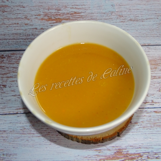 Velouté de patates douces aux épices14