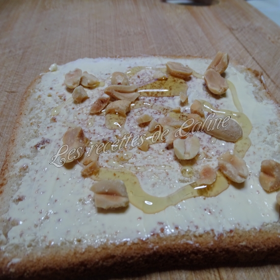 Club sandwich camembert, poire et cacahuètes14