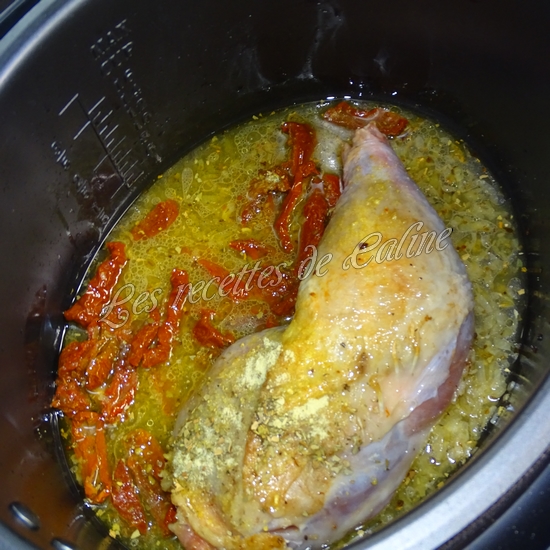 Cuisse de dinde aux tomates séchées à l'autocuiseur16