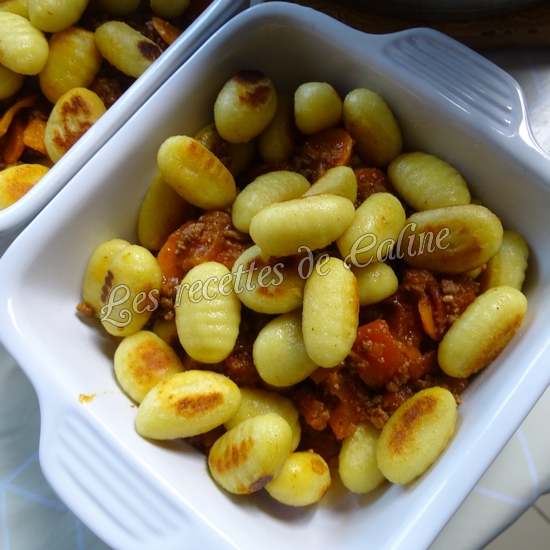 Gratin de gnocchis à la sauce bolognaise et comté22