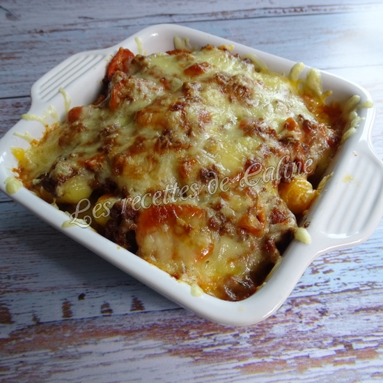 Gratin de gnocchis à la sauce bolognaise et comté26