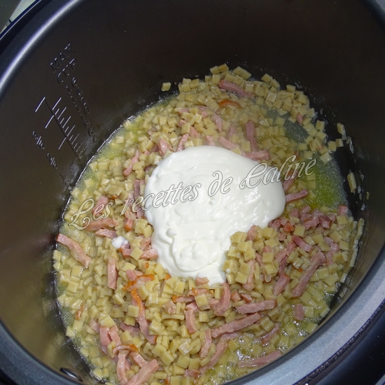 One pot crozets au bacon et comté à l'autocuiseur14