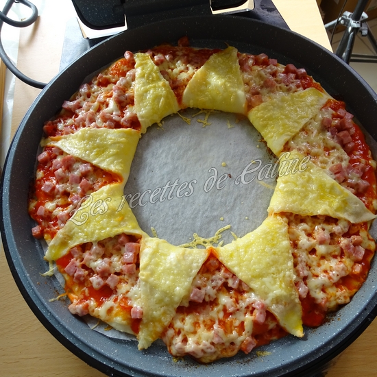 Pizza couronne au jambon13