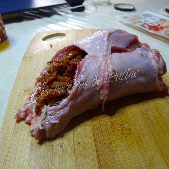 Roulé de dinde aux tomates séchées et mozarella07