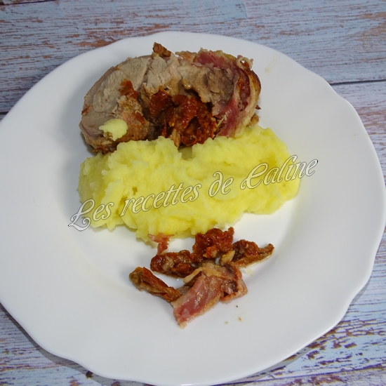 Roulé de dinde aux tomates séchées et mozarella15