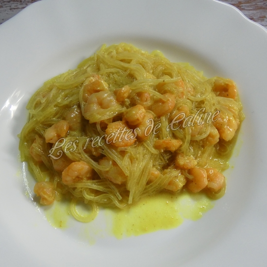 Cocotte de noodle aux crevettes et crème de coco à l'autocuiseur15