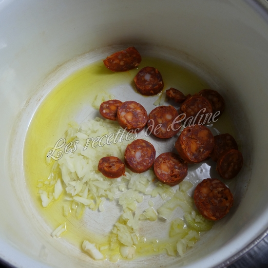 Poulet aux pommes de terre et chorizo07