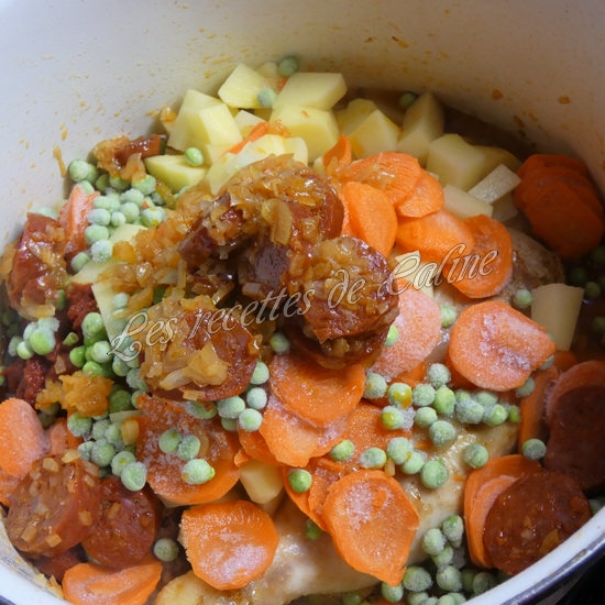 Poulet aux pommes de terre et chorizo17