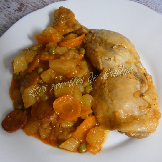 Poulet aux pommes de terre et chorizo20