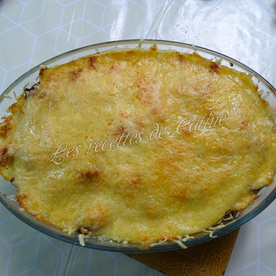 Gratin de chou fleur et viande Hachée14