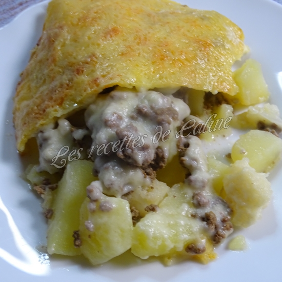 Gratin de chou fleur et viande Hachée16