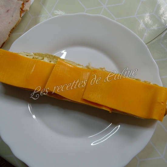 Pain viennois au rôti de porc, mimolette et comté04