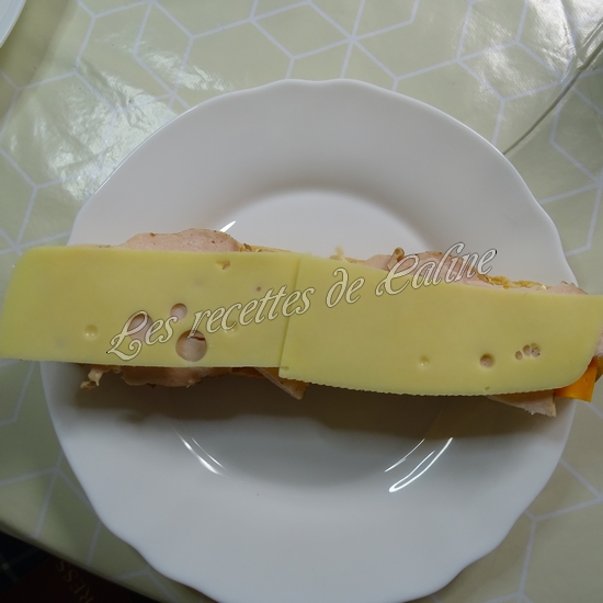 Pain viennois au rôti de porc, mimolette et comté06