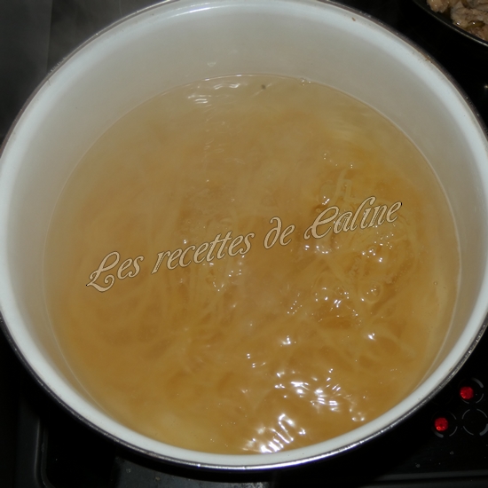 Spaghettis au poulet rôti12