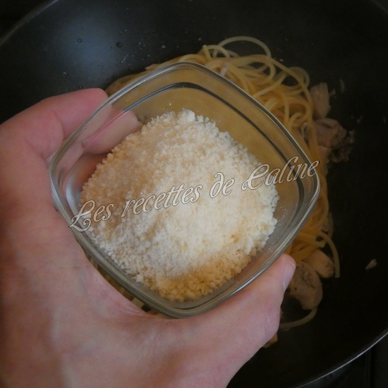 Spaghettis au poulet rôti14