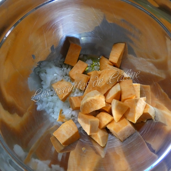 Dés de patate douce aux baies de timur08