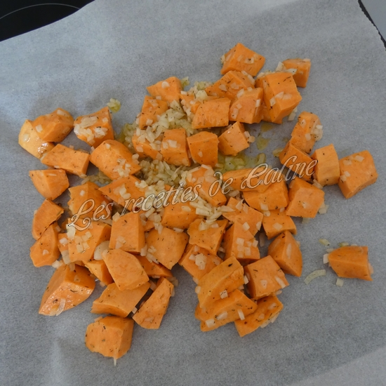 Dés de patate douce aux baies de timur11