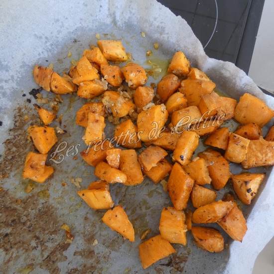 Dés de patate douce aux baies de timur12