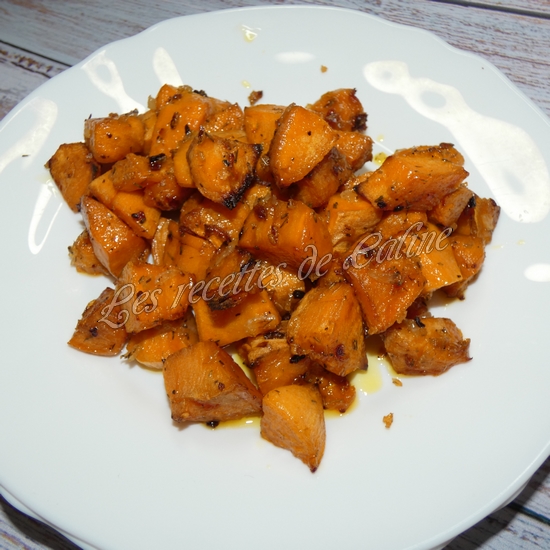 Dés de patate douce aux baies de timur14