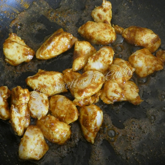 Salade de riz au poulet à l'indienne09