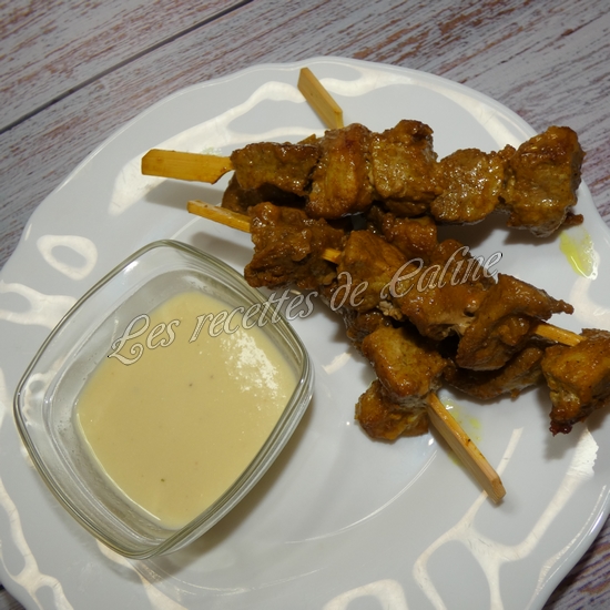 Brochettes de sauté de porc et sauce camembert17