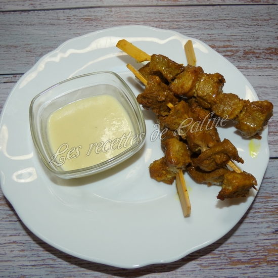 Brochettes de sauté de porc et sauce camembert18