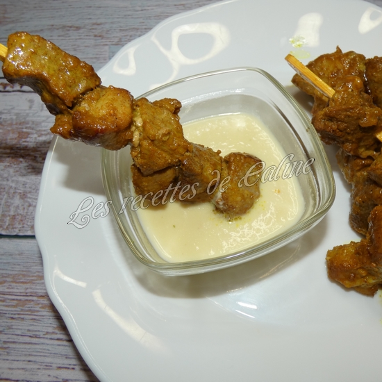 Brochettes de sauté de porc et sauce camembert20