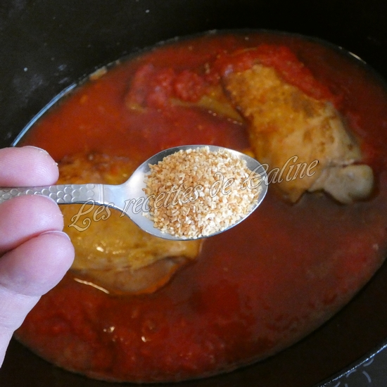 cuisse de poulet à l'ail et tomates à la cocotte10