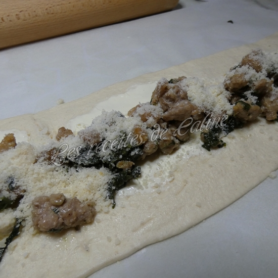 Roulés à la saucisse et aux épinards10