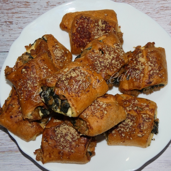 Roulés à la saucisse et aux épinards20