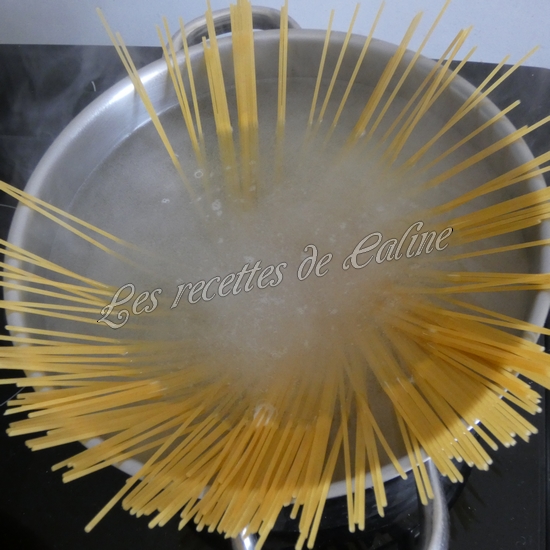 spaghetti au thon façon carbonara07