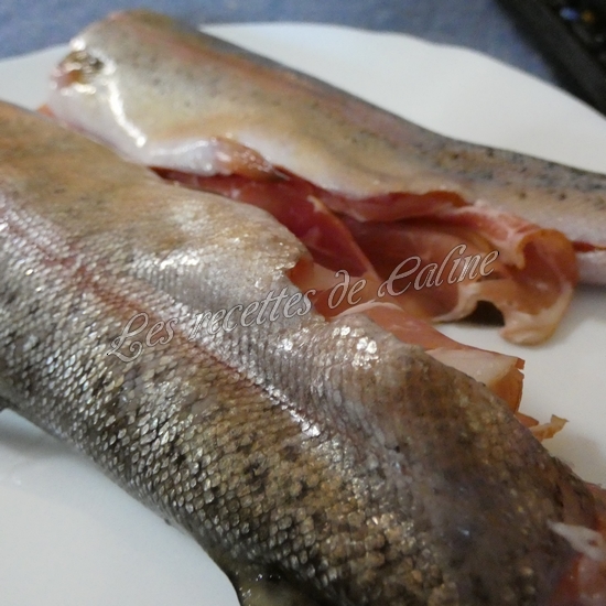truite au four au jambon cru13