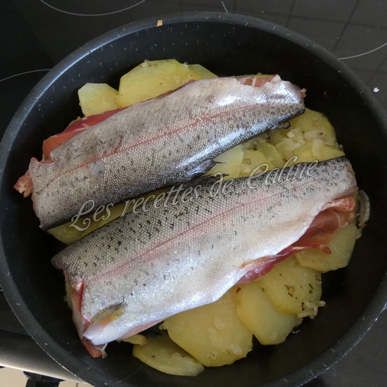 truite au four au jambon cru15