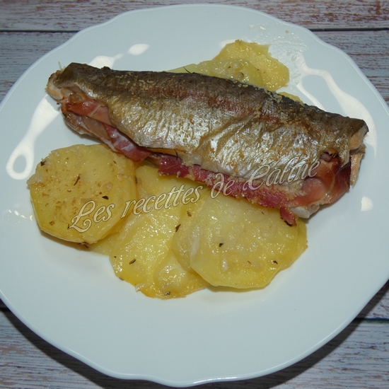 truite au four au jambon cru19