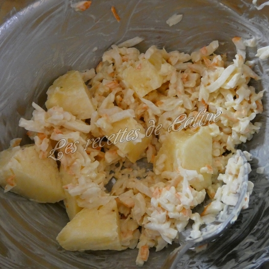 Burger frais surimi ananas05