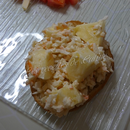 Burger frais surimi ananas08