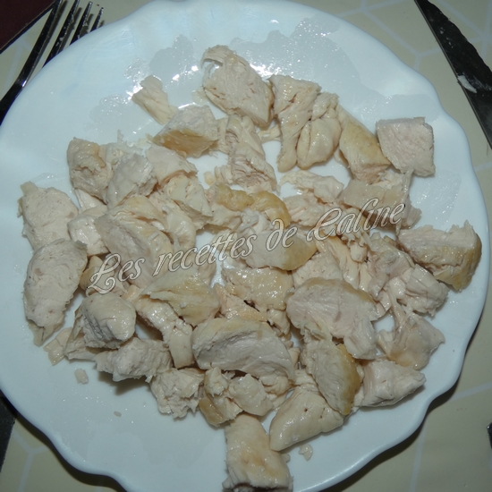 Salade au poulet, ananas et pomme04