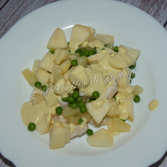 Salade au poulet, ananas et pomme16