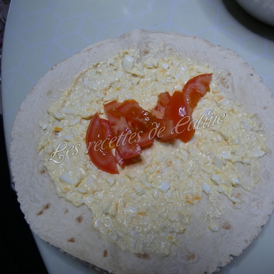 Wraps aux œufs mimosa et crudités10