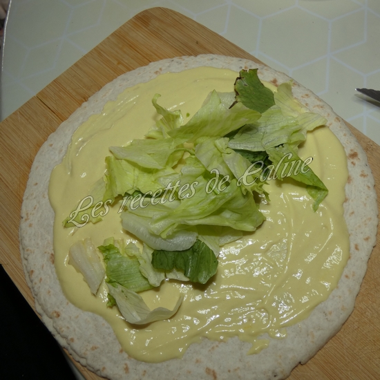Wraps gourmands jambon fromage et sauce blanche09