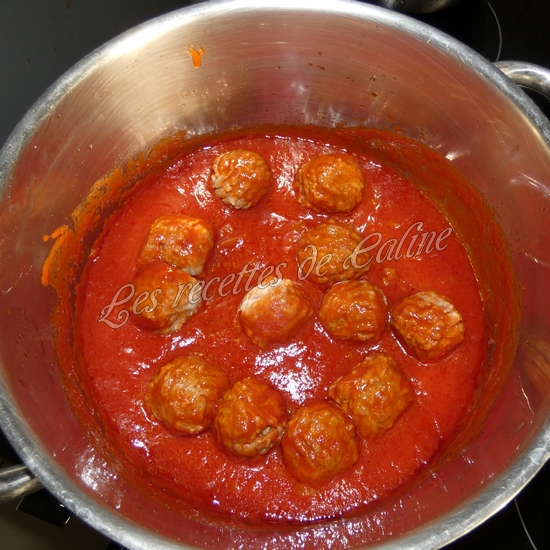 Boulettes de viande à la sauce au ketchup08