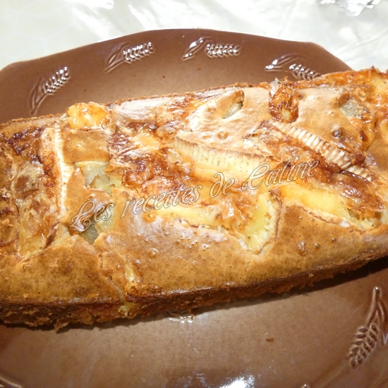 Cake au camembert et à la poire25