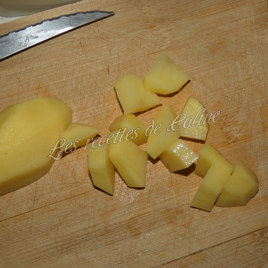 Curry de pommes de terre et petits pois10