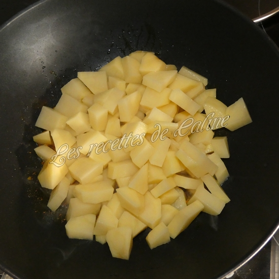 Curry de pommes de terre et petits pois11