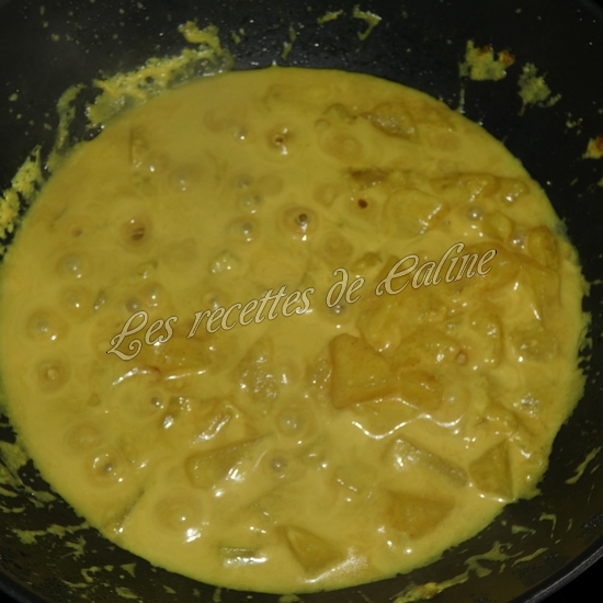 Curry de pommes de terre et petits pois15